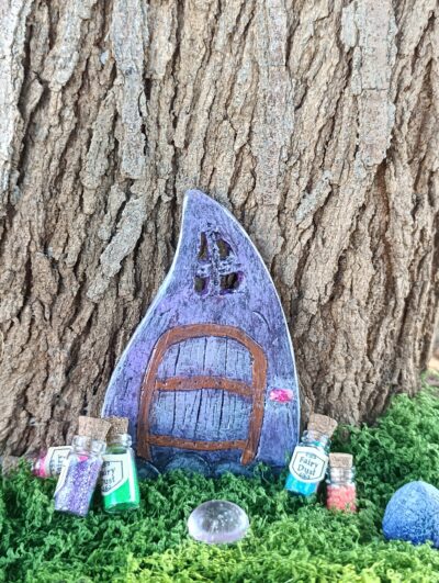 Porte féerique des rêves courbés