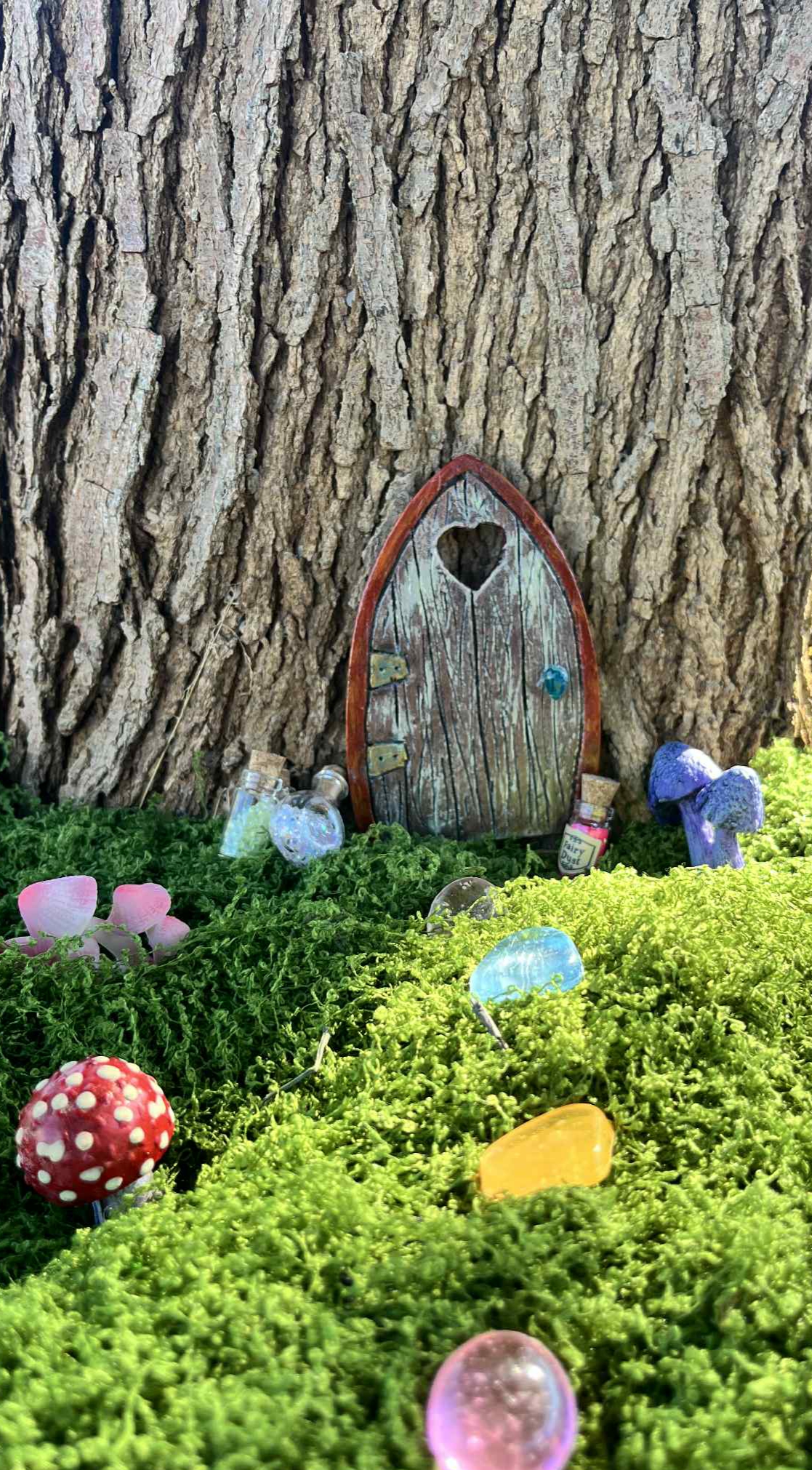 Porte féerique coeur du bois – Image 9