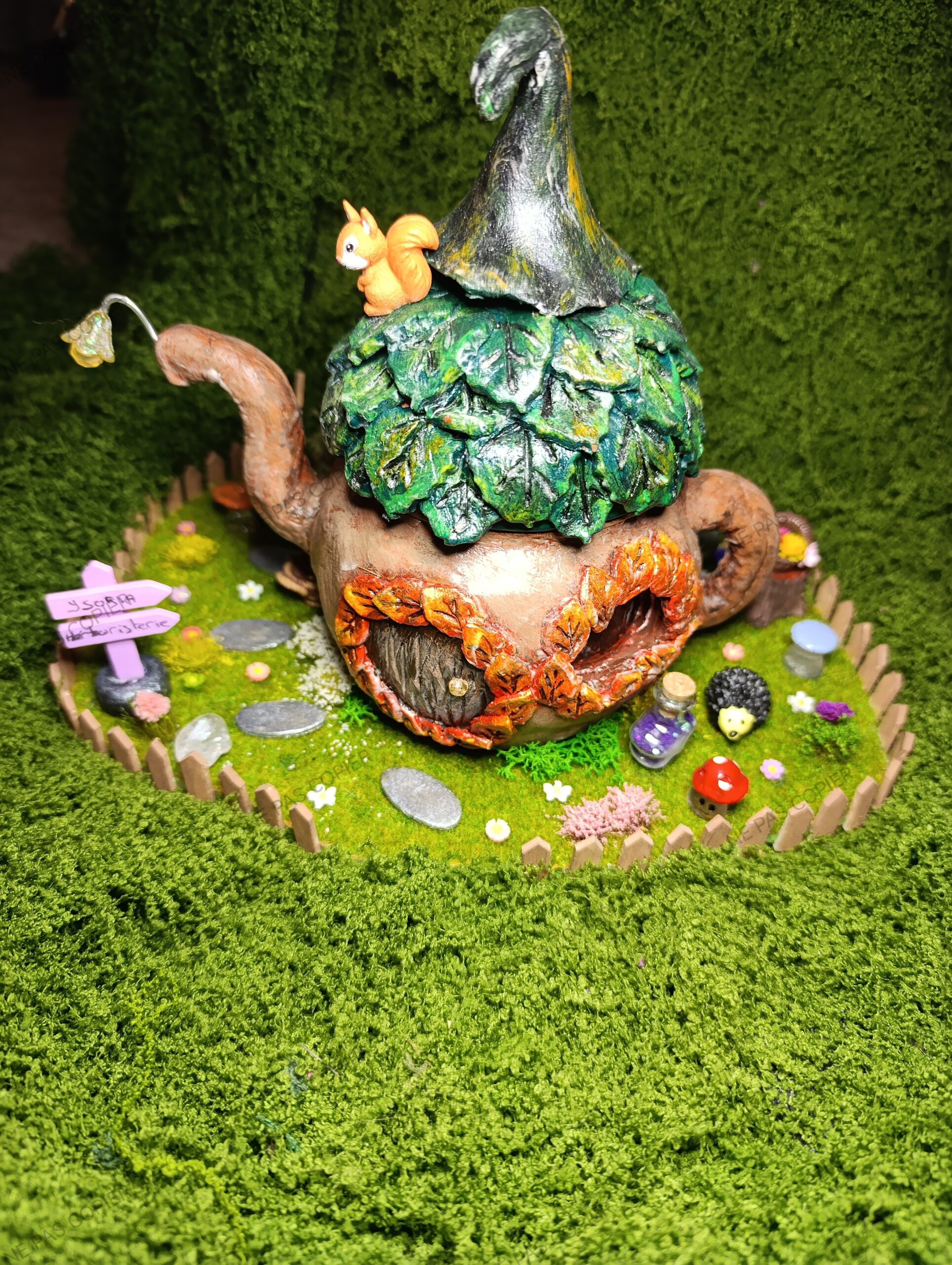 🌿 Maison Théière d’Ysoria, herboriste du Village du Lys Enchanté