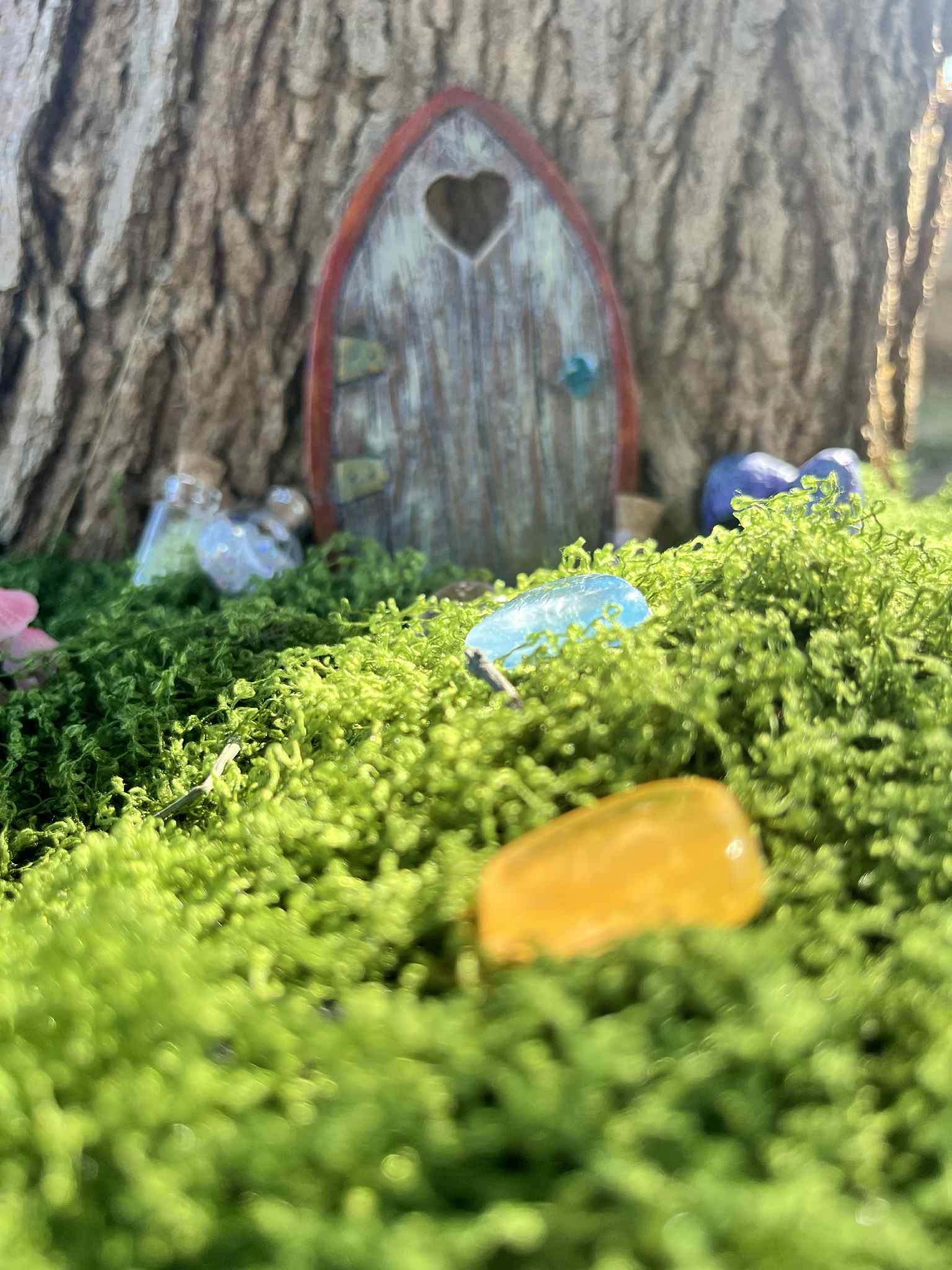 Porte féerique coeur du bois – Image 6