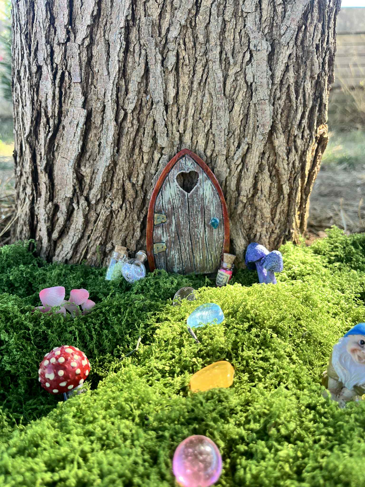 Porte féerique coeur du bois – Image 7