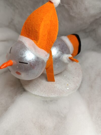 « Floconfus Bonhomme de neige plongeon orange »
