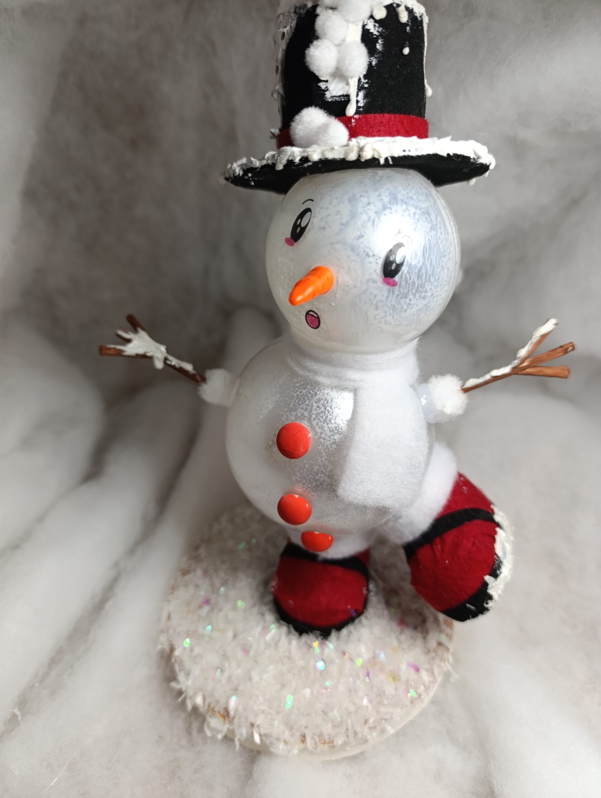 IMG_20251209_095332 « Frimoussepanique Bonhomme de neige surpris au chapeau enneigé » – Image 3