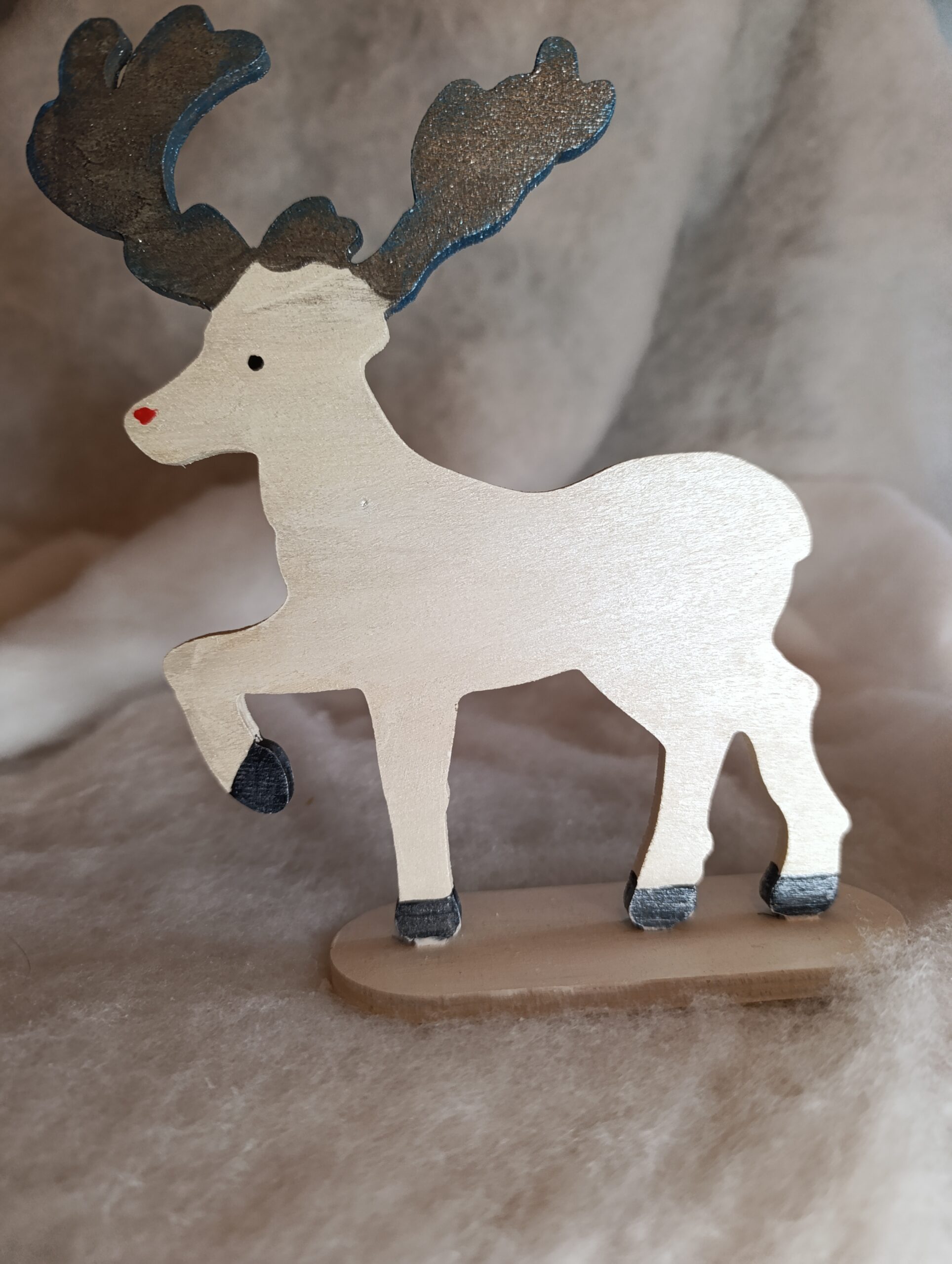 IMG_20251209_105544 🦌 Renne Enneigé du Village du Lys Enchanté Décoration artisanale de Noël