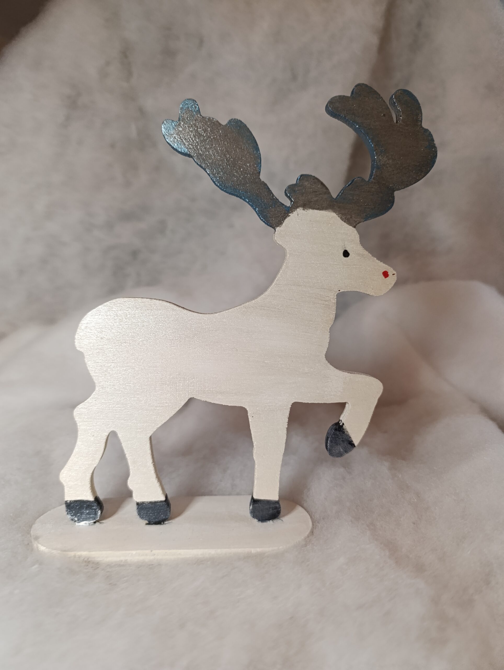 IMG_20251209_105559 🦌 Renne Enneigé du Village du Lys Enchanté Décoration artisanale de Noël – Image 4