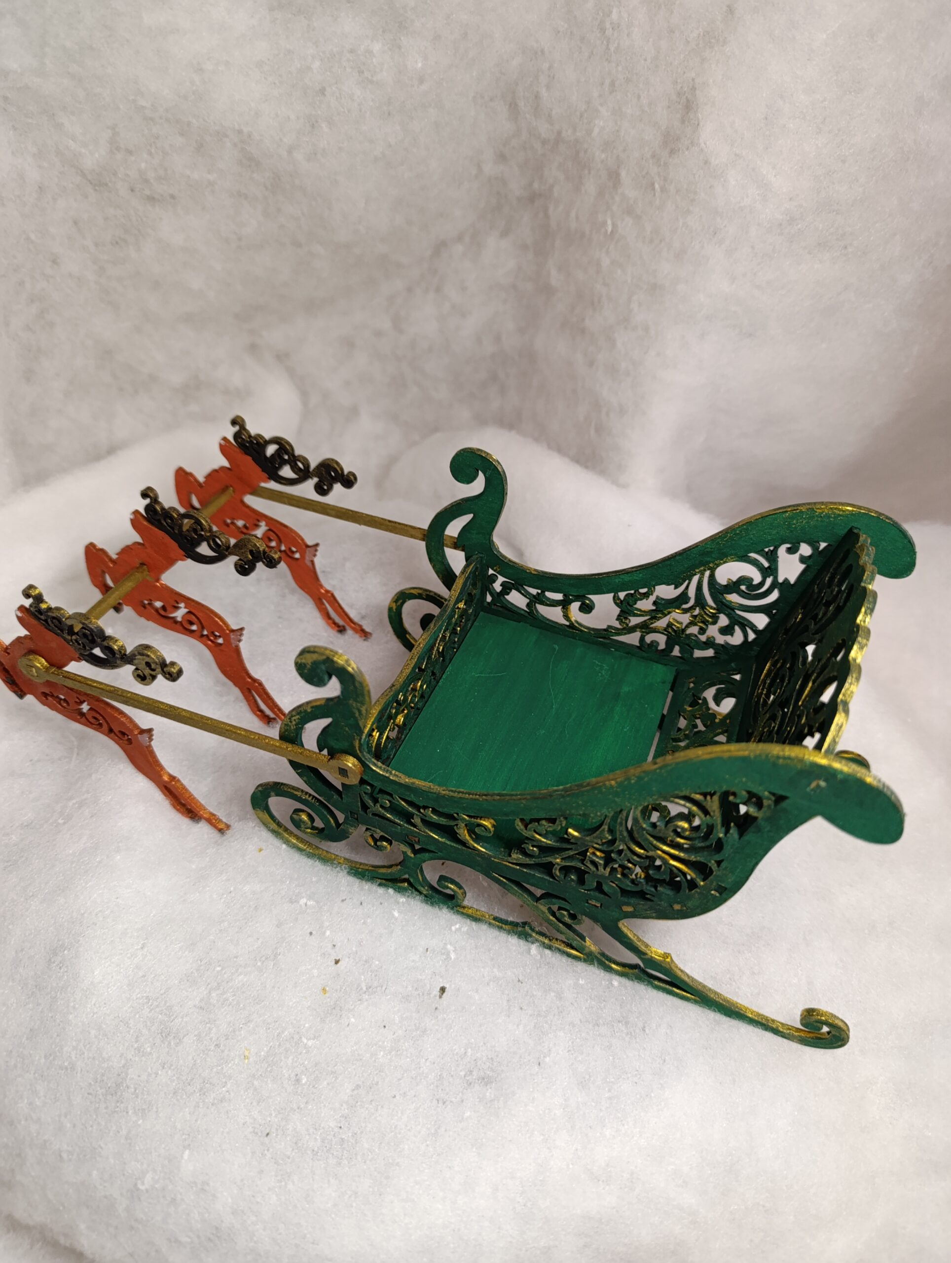 IMG_20251209_114319 🌲✨ Traîneau Vert Émeraude Le Gardien des Forêts Hivernales – Image 2