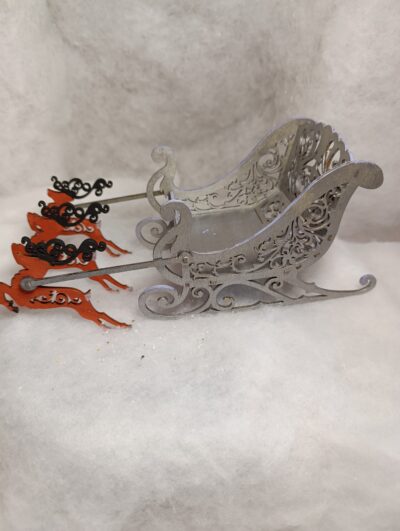 ❄️ Traîneau Argenté L’Escorte d’Hiver du Village du Lys