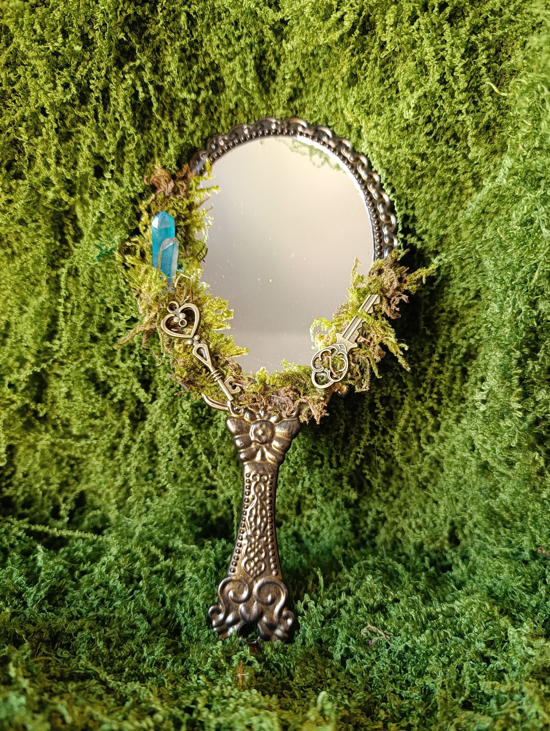 miroir féerique – Éclat de clairière enchantée miroir féerique – Éclat de clairière enchantée