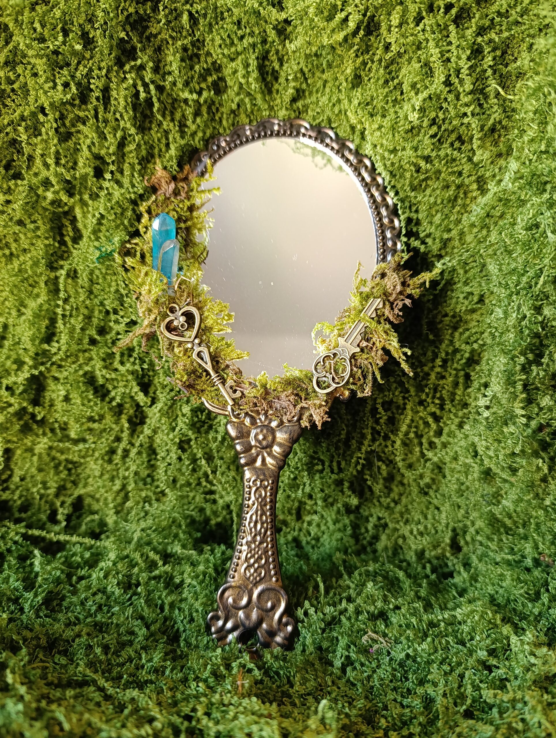 miroir féerique – Éclat de clairière enchantée miroir féerique – Éclat de clairière enchantée
