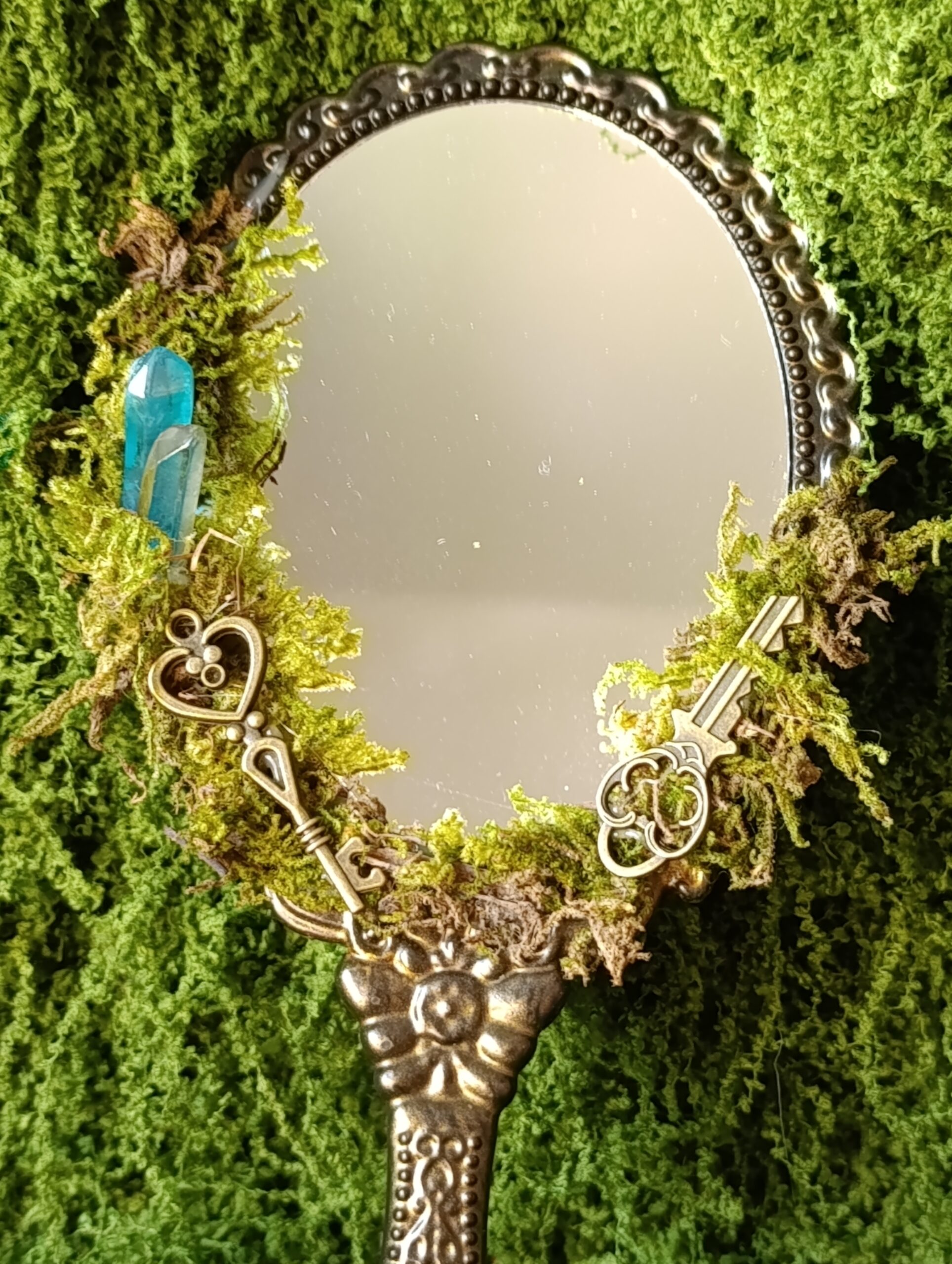 miroir féerique – Éclat de clairière enchantée miroir féerique – Éclat de clairière enchantée