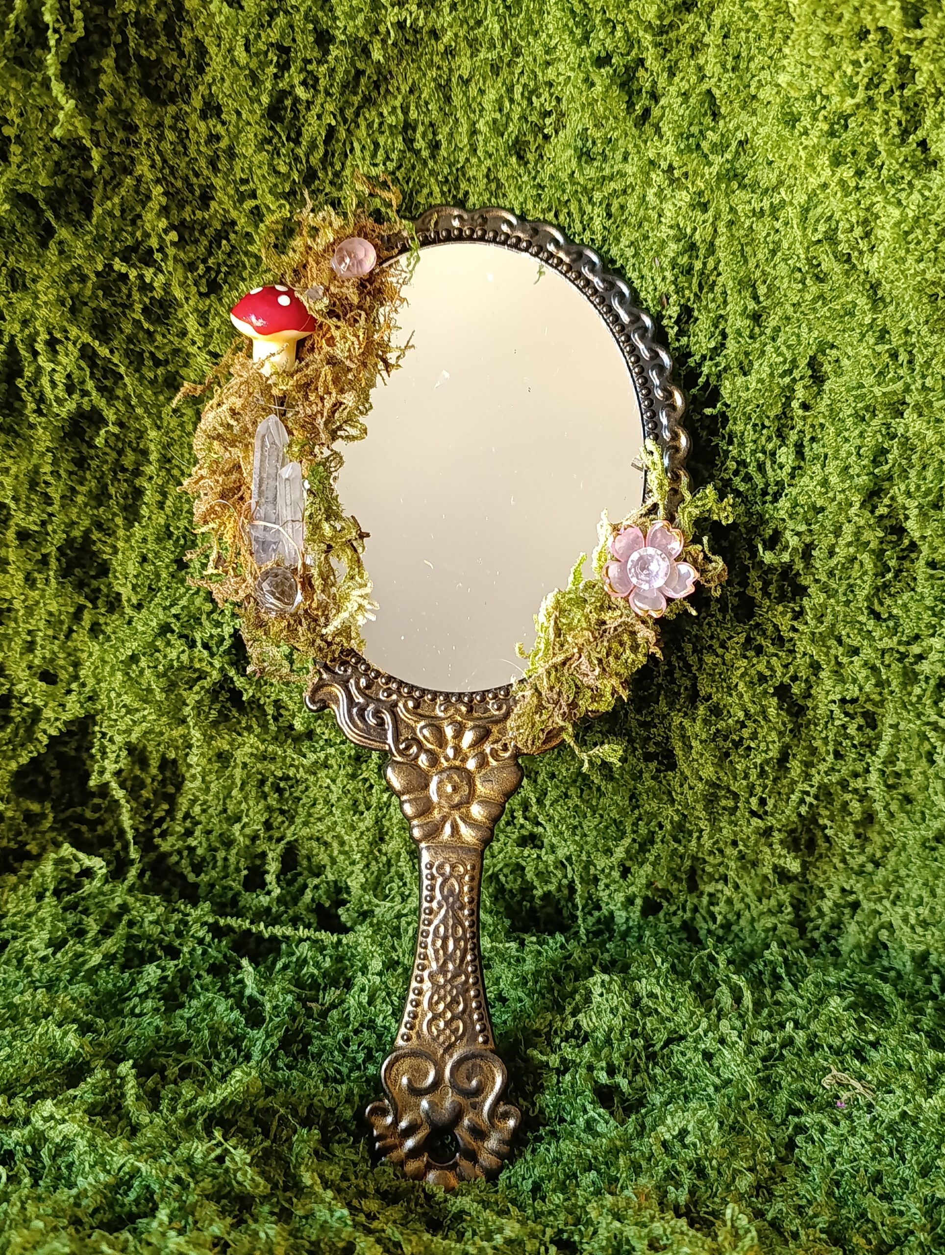 miroir féerique – Éclat de clairière enchantée miroir féerique – Éclat de clairière enchantée