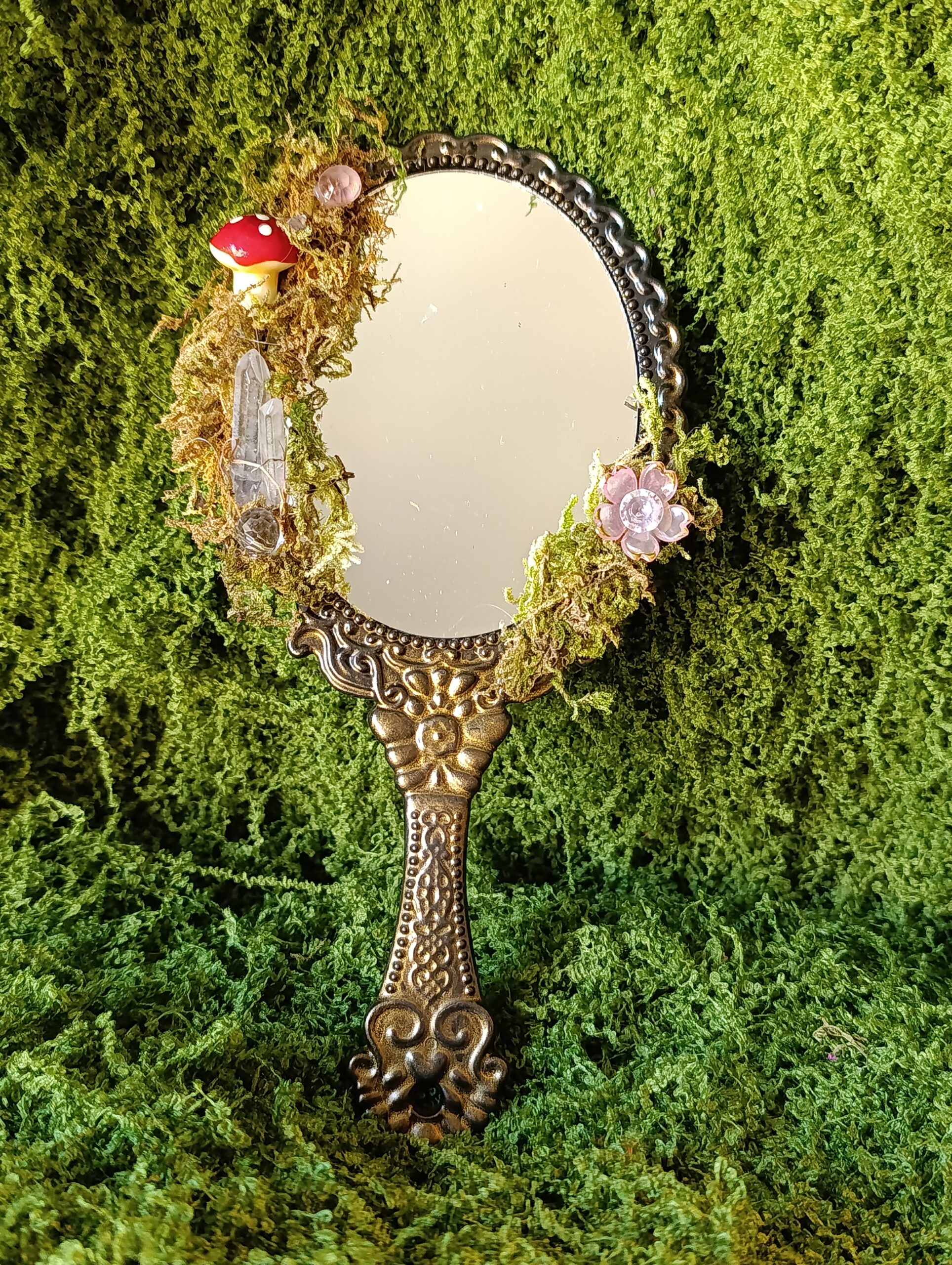 miroir féerique – Éclat de clairière enchantée miroir féerique – Éclat de clairière enchantée