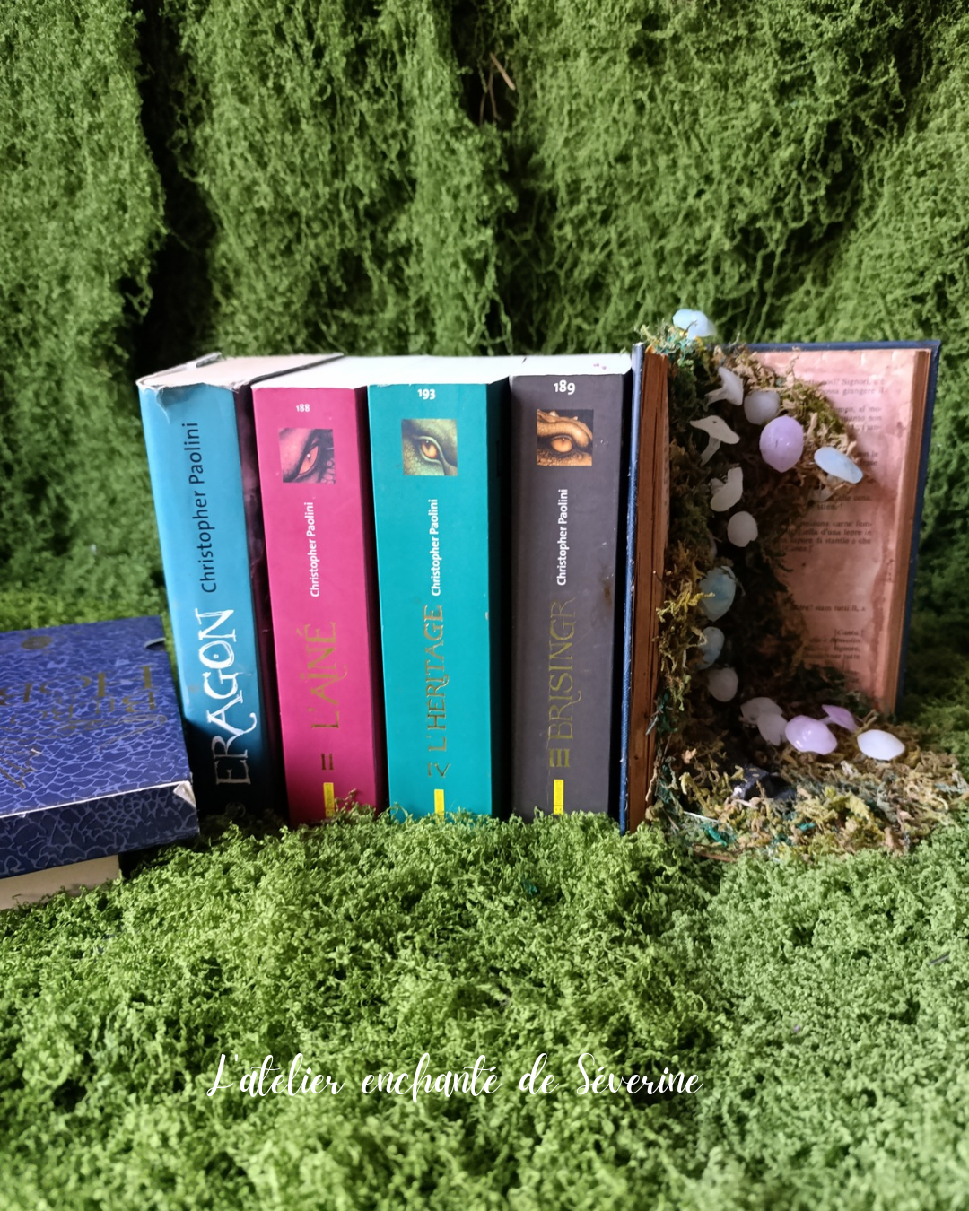 book nook – la clairière des champignons lumineux book nook – la clairière des champignons lumineux