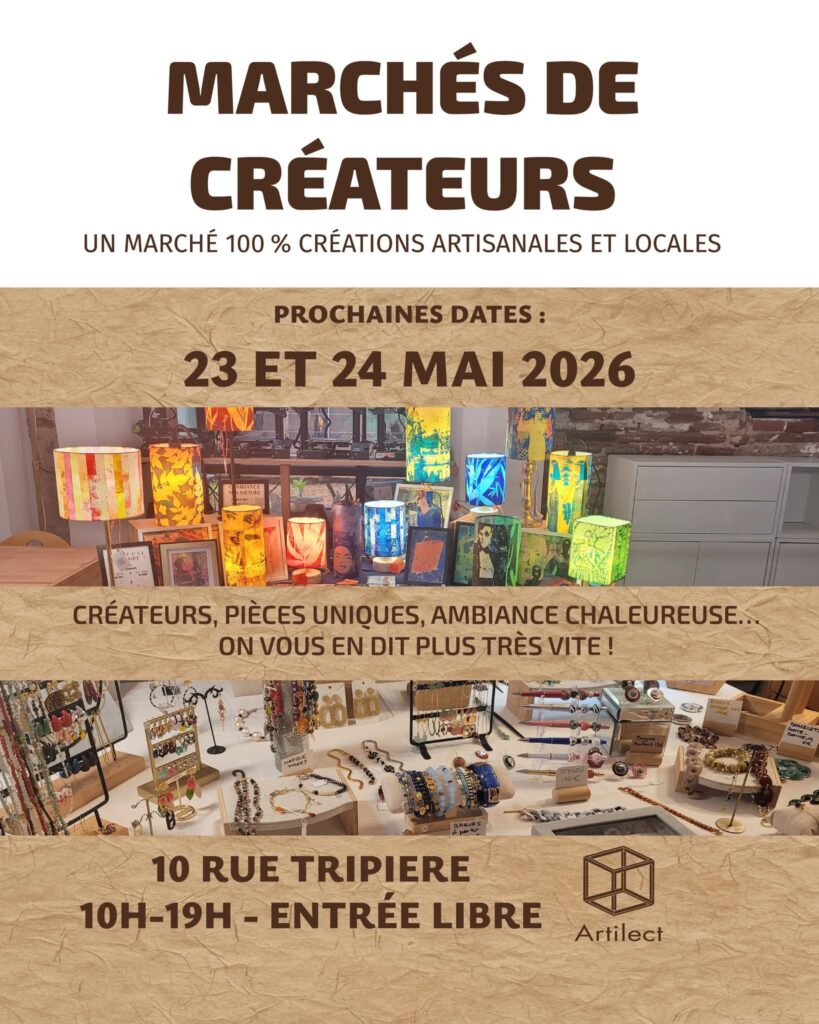 Artilect Toulouse Marché des créateurs Artilect Toulouse