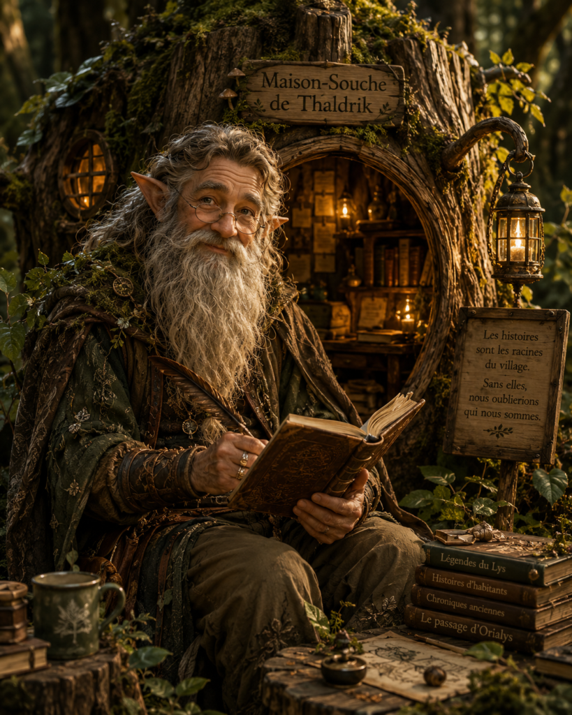 📖Chroniques de Thaldrik🌳, conteur du Village du Lys Enchanté Thaldrik